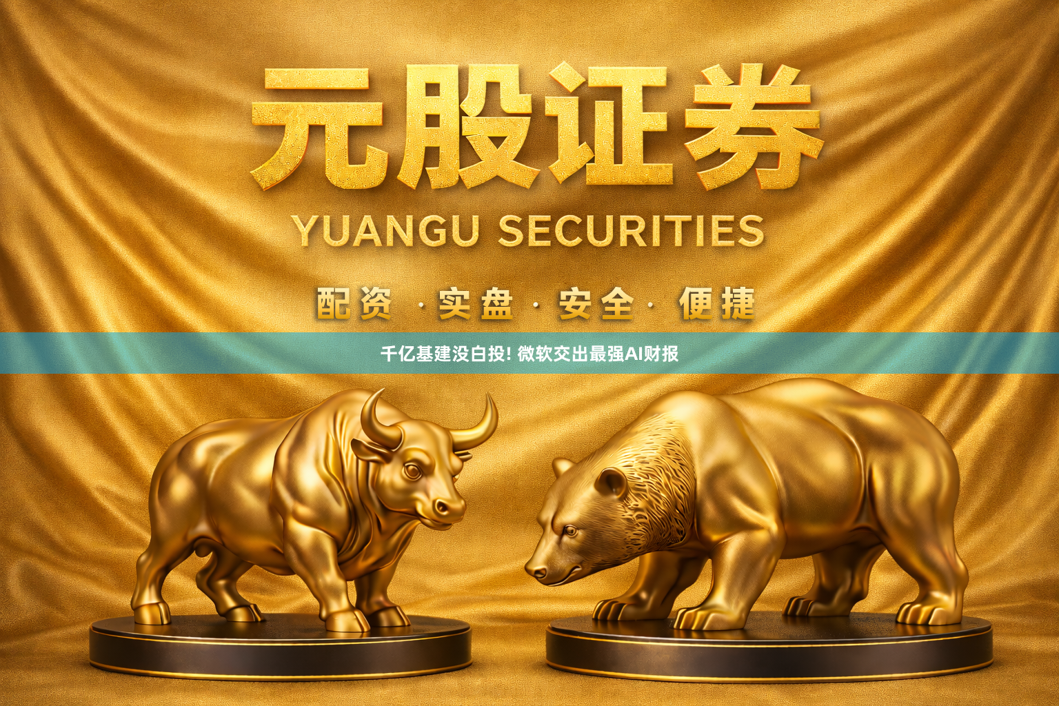 千亿基建没白投! 微软交出最强AI财报